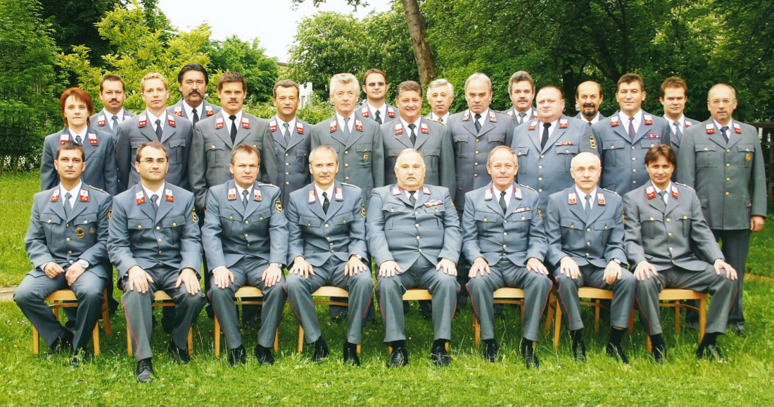 Die letzten Gendarmeriebeamten am Posten Oberwart 2005