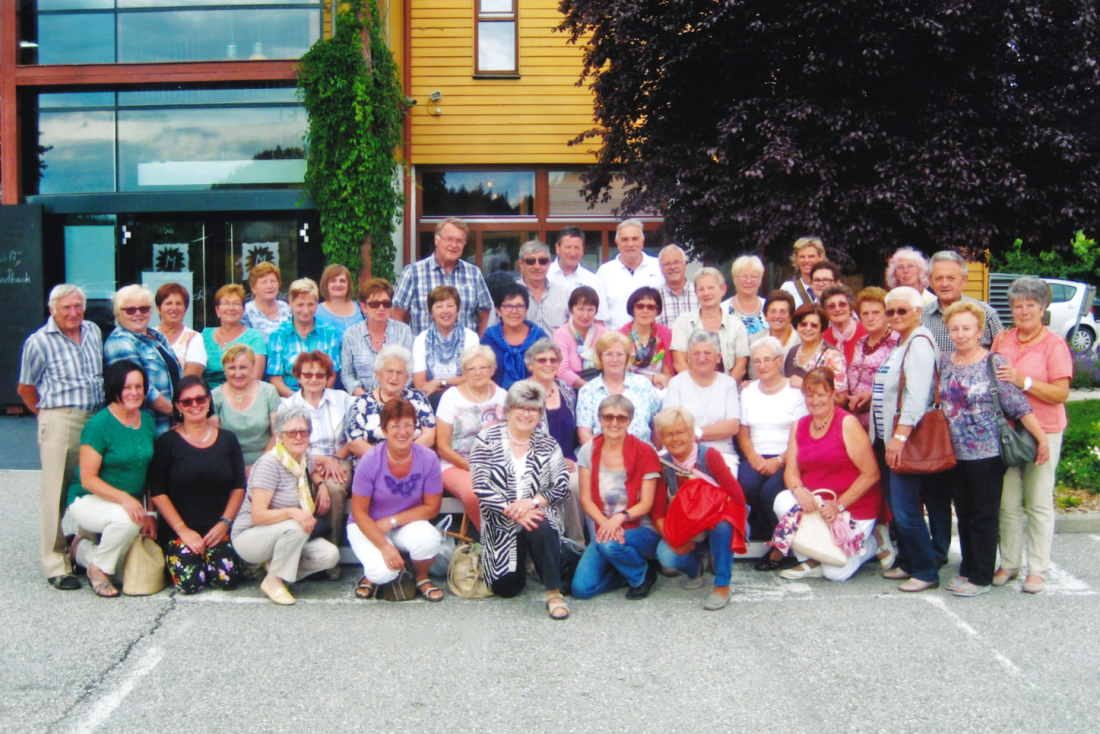 Ausflugsfahrt der Osteoporose-Gruppe im Juni 2015 nach Kärnten