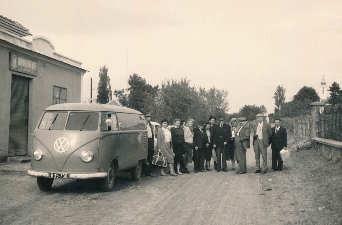 Auf dem Weg zu einer Heurigenpartie in Ungarn - Frühwirth/Schober/Hazivar/Wenisch/Steurer
