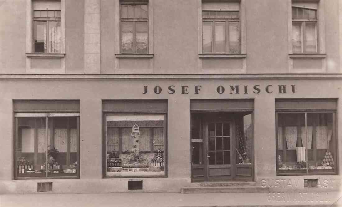 Geschäft des Josef OMISCHL (Wienerstraße 8a)