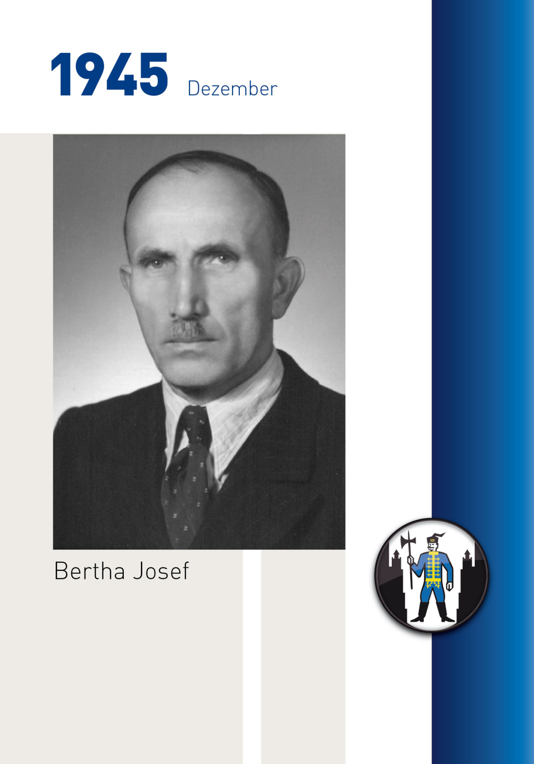 Stadtgemeinde: Bürgermeister Josef Berta (ÖVP) - Portrait