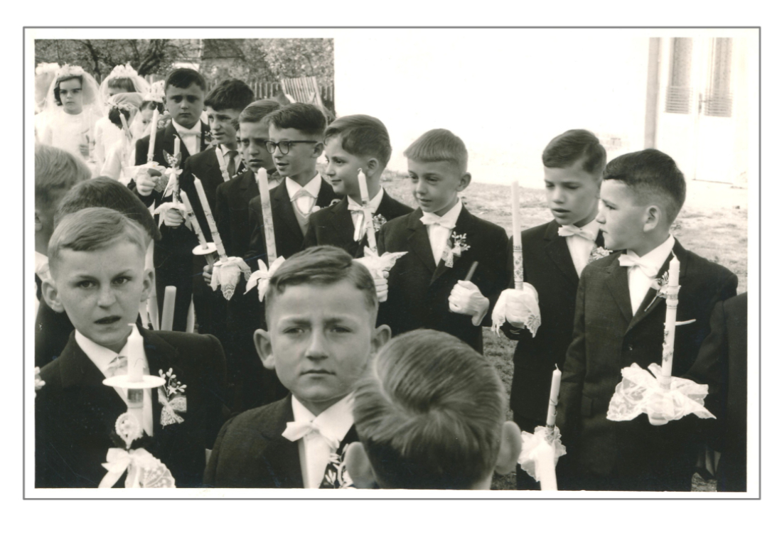 Röm. kath. Pfarre: Hl. Erstkommunion 1964 (Gaal/Fasching/Heigl/Riemer/Weinhofer/Eigenbauer/Drobits/Krenn/Seper/Pal)