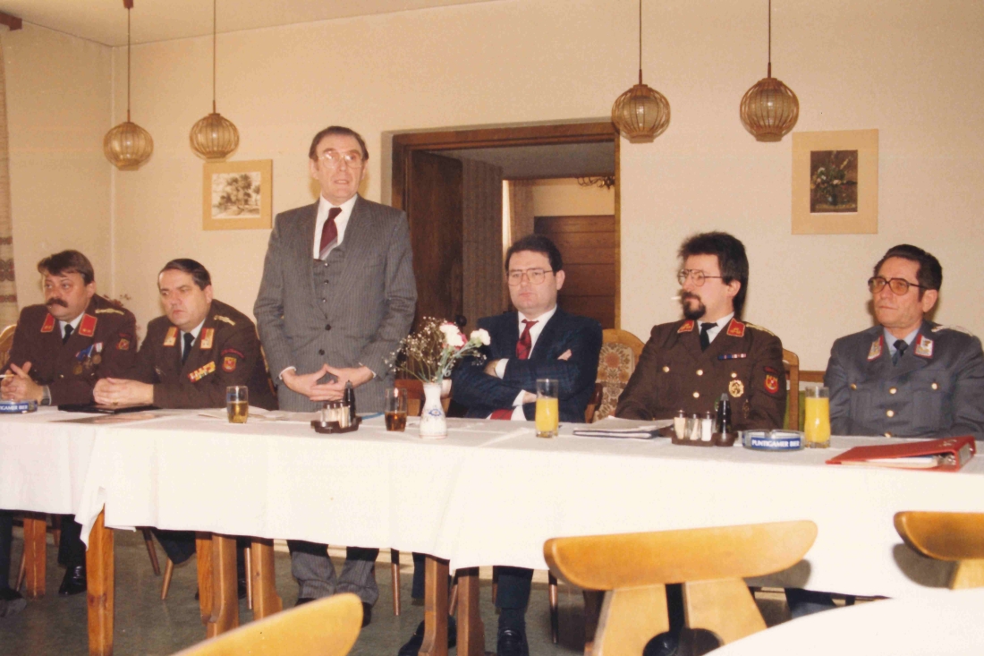 Feuerwehr: Jahreshauptdienstbesprechung 1988