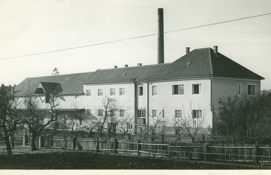 Der Gebäudekomplex OW 761 / Wienerstraße 8b mit der ersten Molkerei und dem "Luif-Haus"