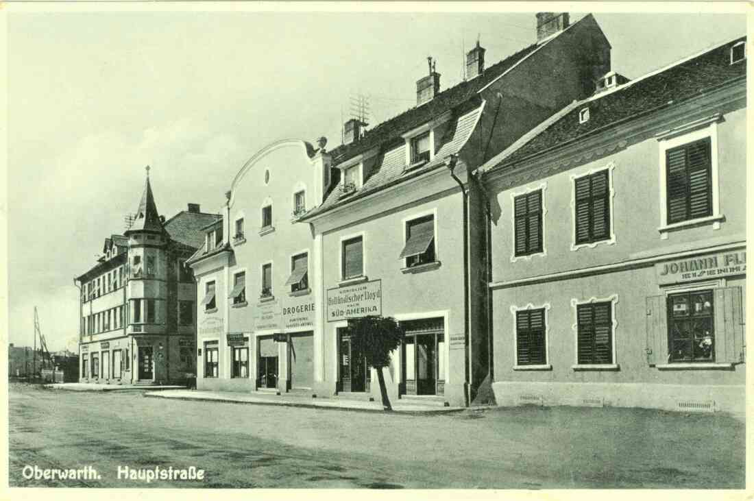 Hauptstraße Oberwart (heute Wienerstaße)