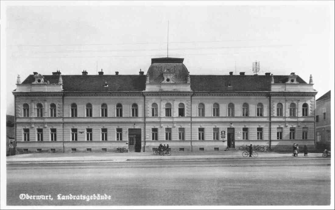 Ansichtskarte - Stadtgemeinde: Landratsgebäude - Rathaus