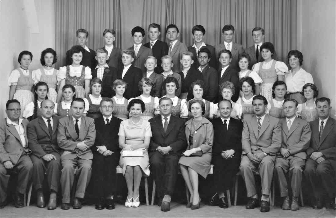 Abschlussklasse der Hauptschule 1958/59