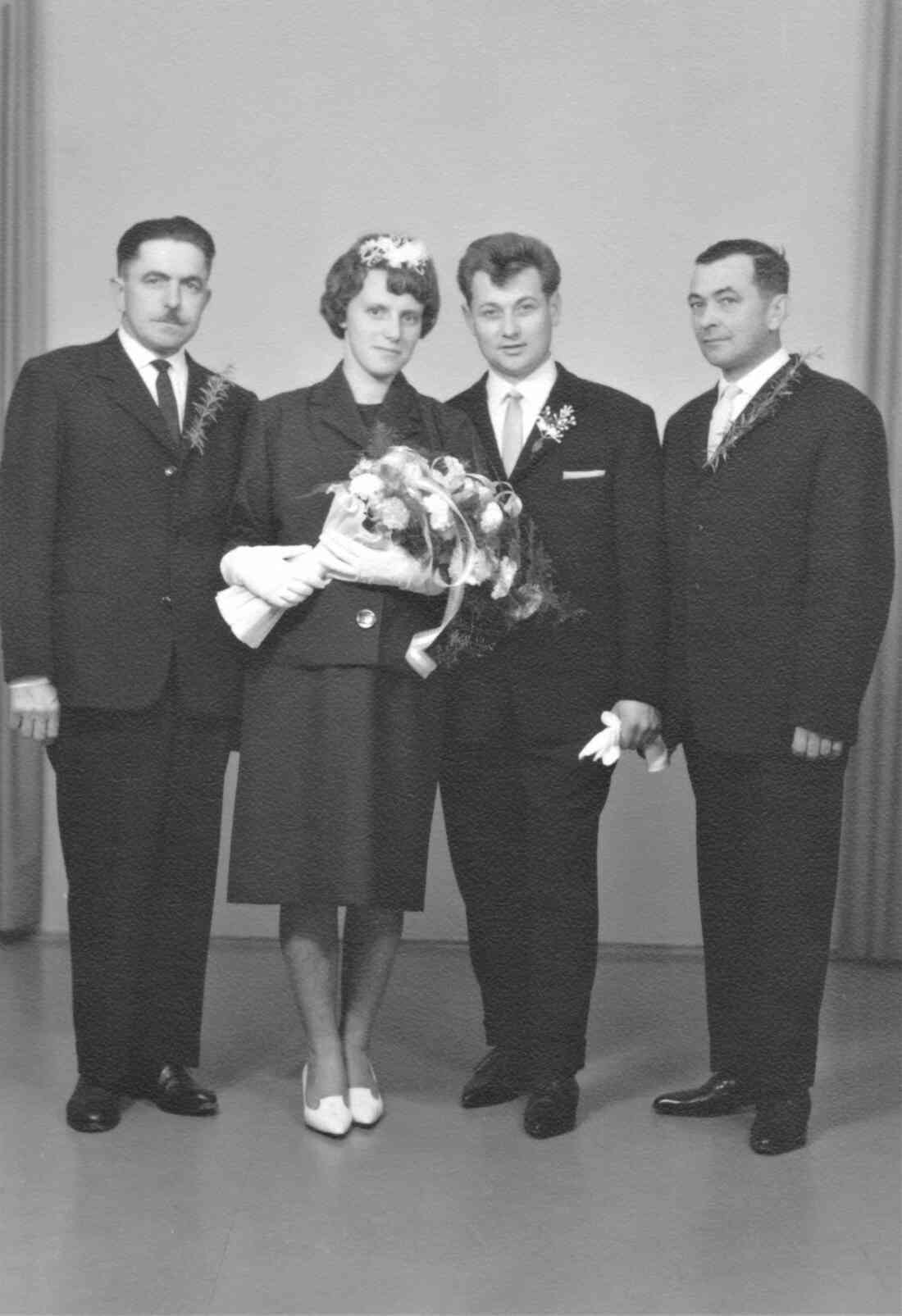 Hochzeit Anna Unger (*1944 / +2014) und Emmerich Szabo (*1942 / +2014)