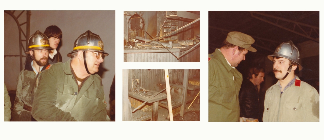 Stadtfeuerwehr: Brand im Restaurant "Häferlgucker" am 15. November 1982 - Steinamangererstraße 1 (Weber/Heigl/Imre/Pal)