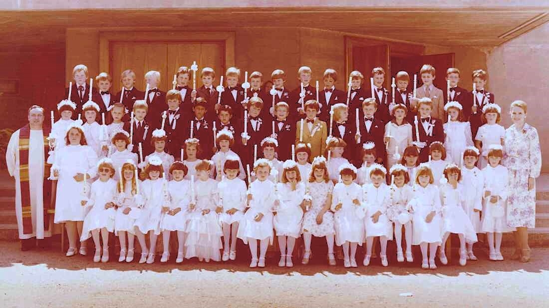 Röm. kath. Pfarre: Erstkommunion 1978 - Schwarz/Steszgal