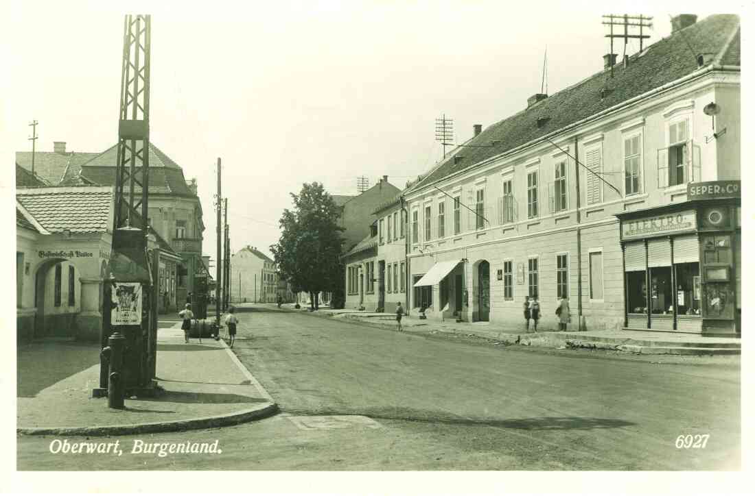 Ansichtskarte: Wienerstraße in Richtung NW