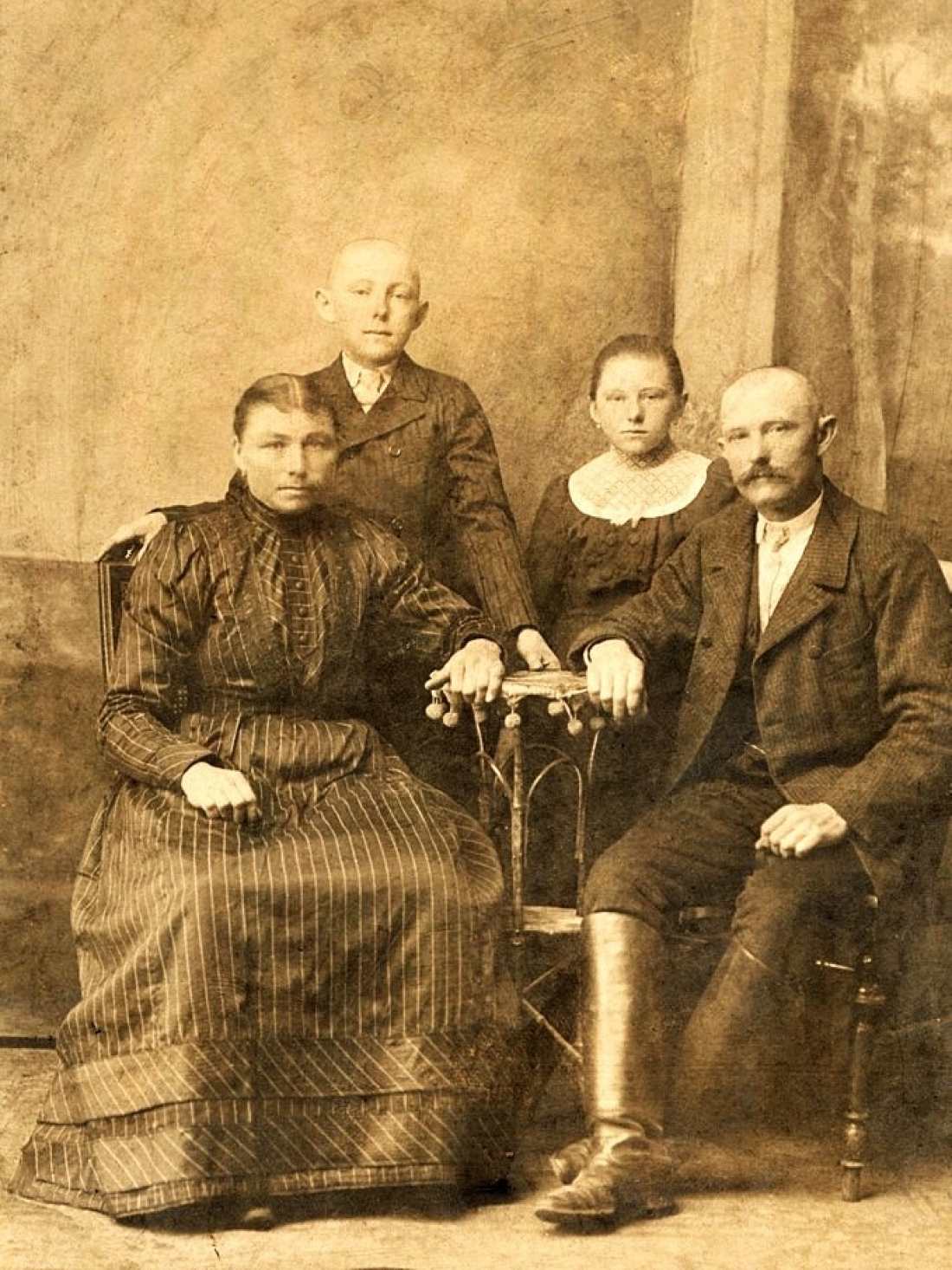 Familie Ludwig Horvath (*1877/+1955) und Lidia Horvath (geb. Miklos, *1878/+1964) - OW 398 / Grazerstraße 94
