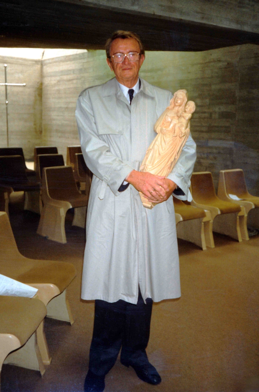 Röm. kath. Pfarre: OSR Otto Wölfel  (*1924/+2020) feiert sein 40-jähriges Jubiläum als Kantor