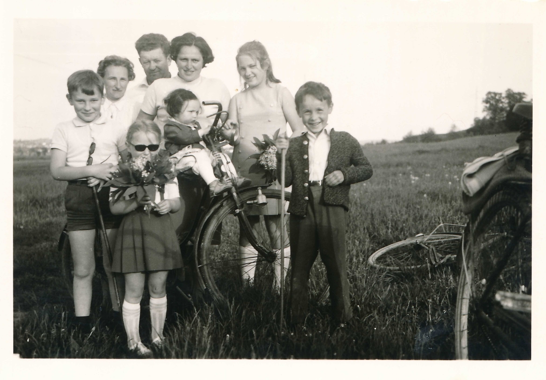 Familienfoto Muth-Hegedüs im Mai 1969