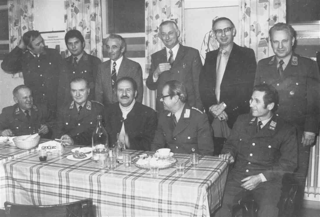 Gendarmeriebeamter Franz Ulreich (*1926/+ 2016) feiert seinen 50 Geburtstag