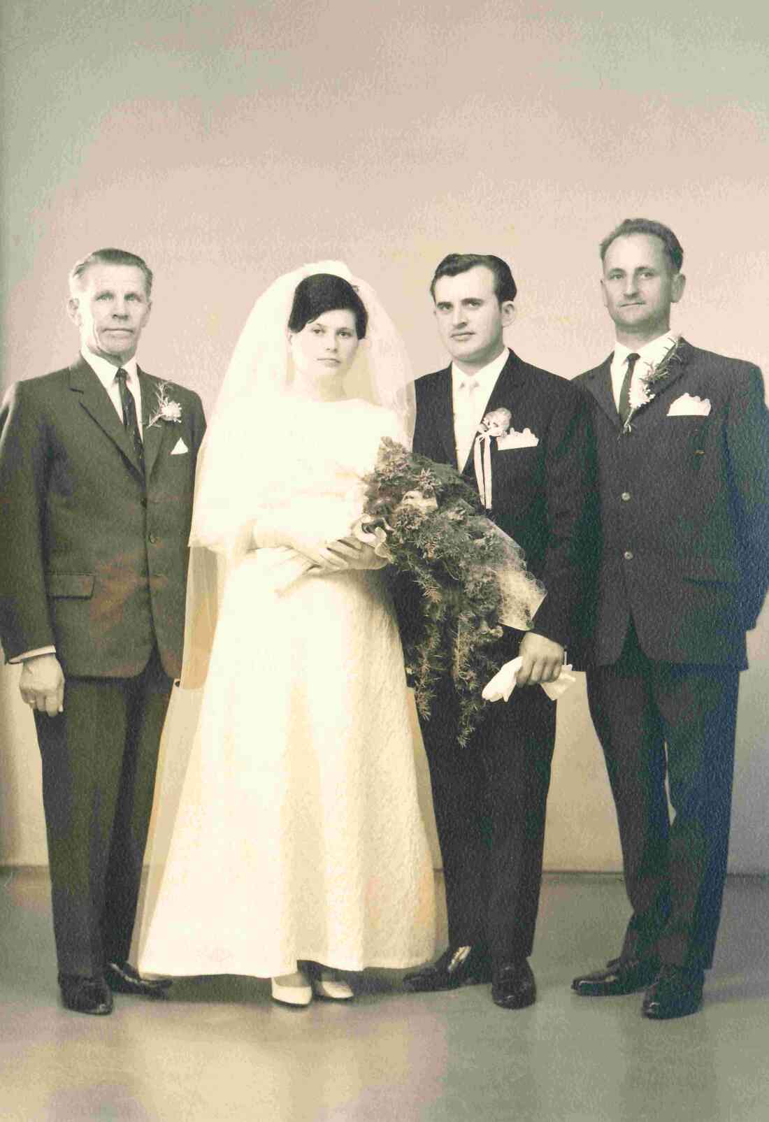 Hochzeit Elsa Benkö (*1946 / +2002) und Ludwig Baliko (*1942 / +2015) - Böcskör