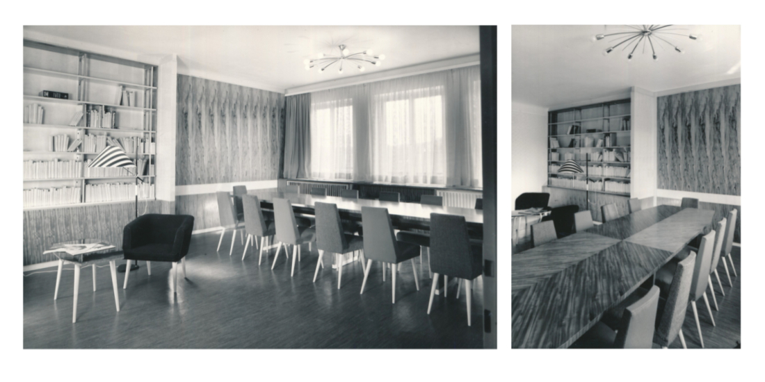 HBLA / Frauenberufsschule - Konferenzzimmer im Neubau des Jahres 1956 (Badgasse 5)