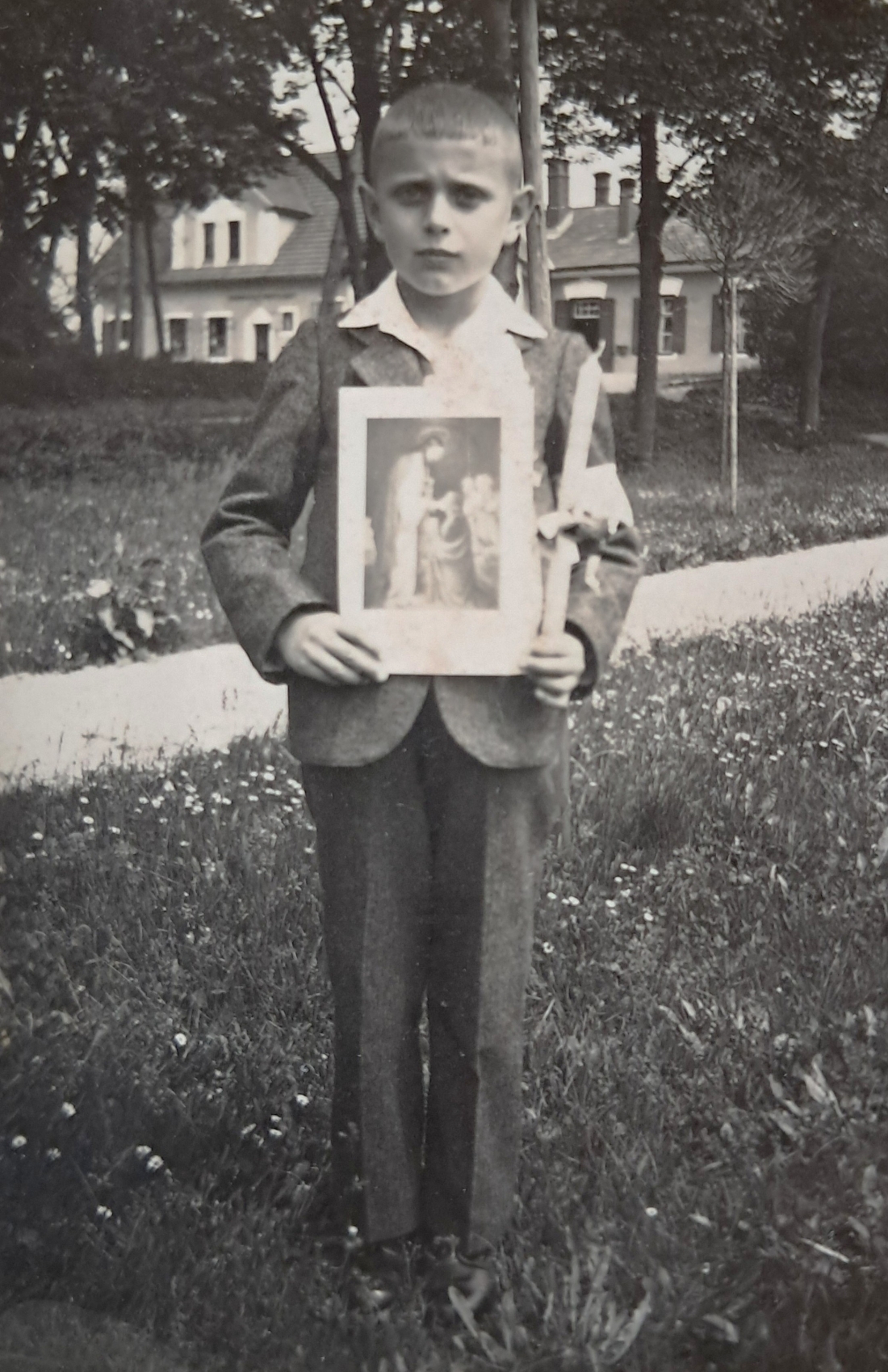 Erstkommunion Michael Mohat jun. (*1929/+1991) - OW 420 /  Dornburggasse 31