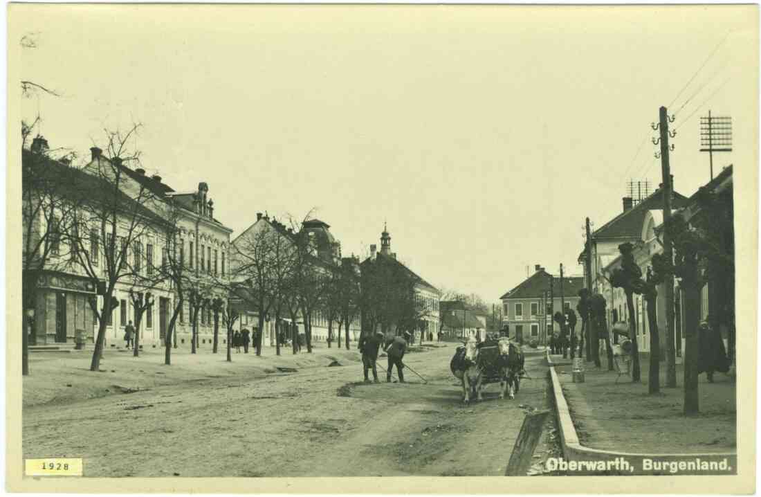 Ansichtskarte: Hauptstraße (Hauptplatz) in Richtung SO