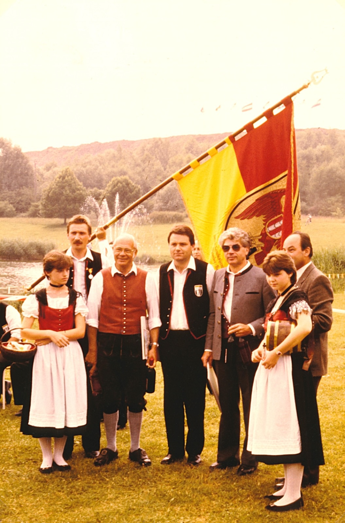 Die Stadtkapelle als Gast auf der Europawiese in Gerstofen (BRD) anlässlich eines Int. Blasmusikfestes - Horvath/Baumgartner/Schmidt-Täubner/Kuch/Höfer/Reinhardt/Draschkowitz/Olbricht