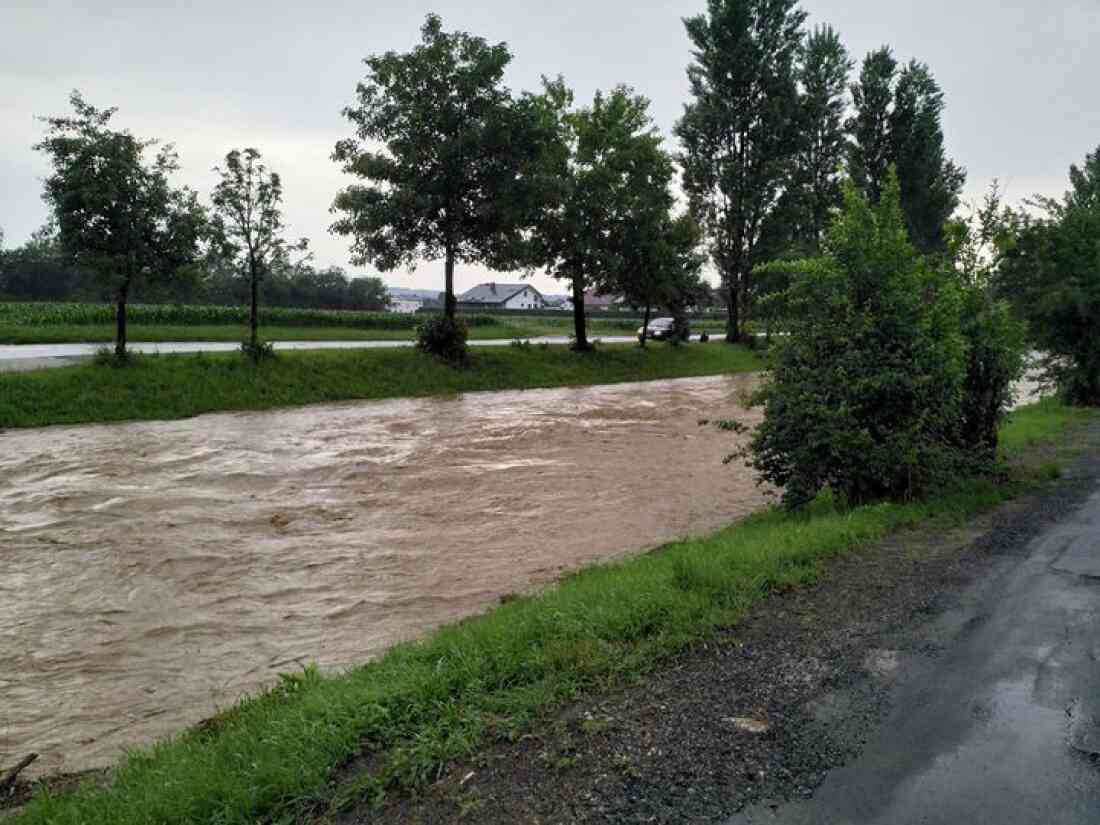 Hochwasser an der Pinka