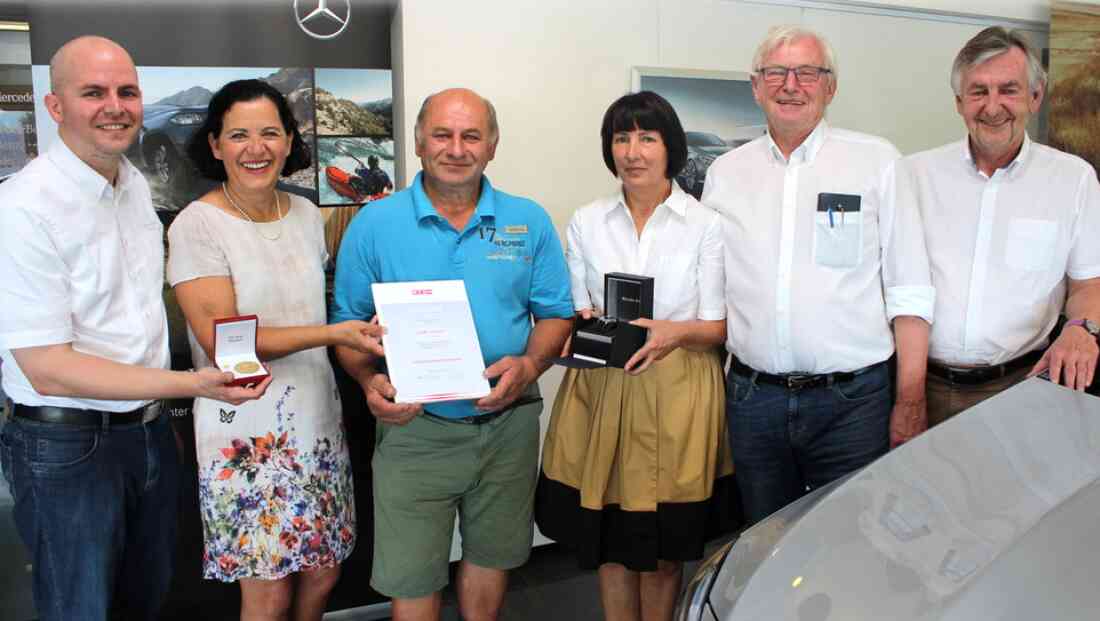 Ludwig Kajdocsi: 45 Jahre als Mitarbeiter bei Mercedes Schranz