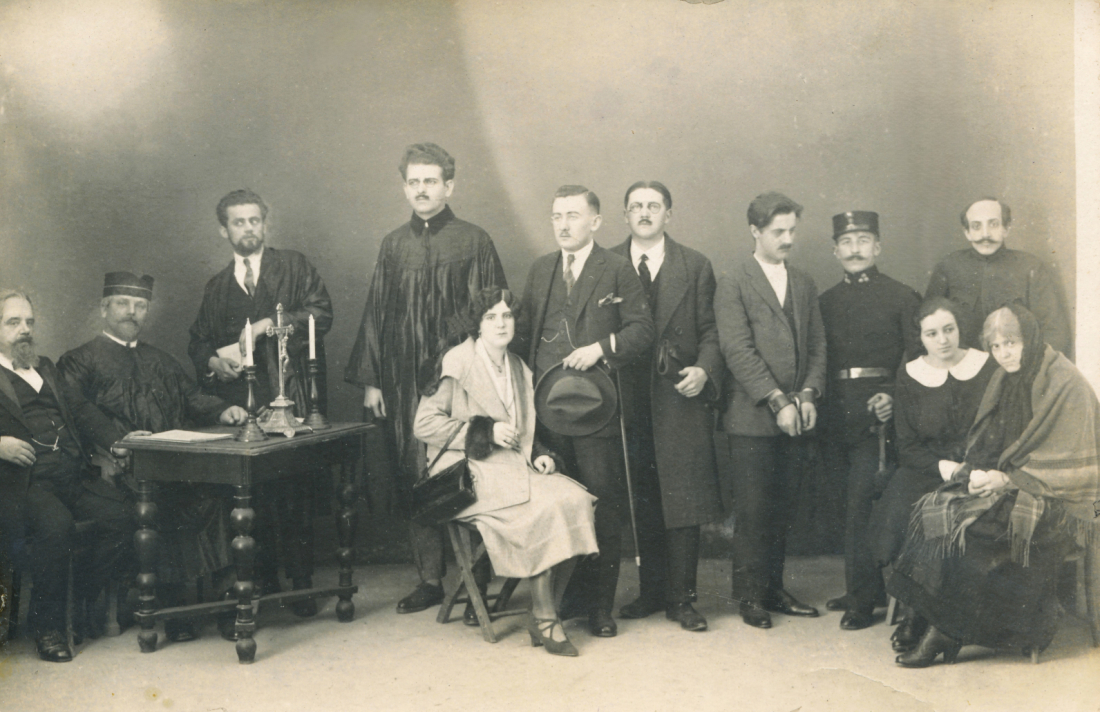 Theatergruppe des örtlichen Männergesangvereins