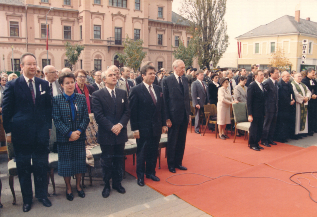 50 Jahre Stadt Oberwart: Festakt unter Anwesenheit von Bundespräsidenten Dr. Kurt Waldheim