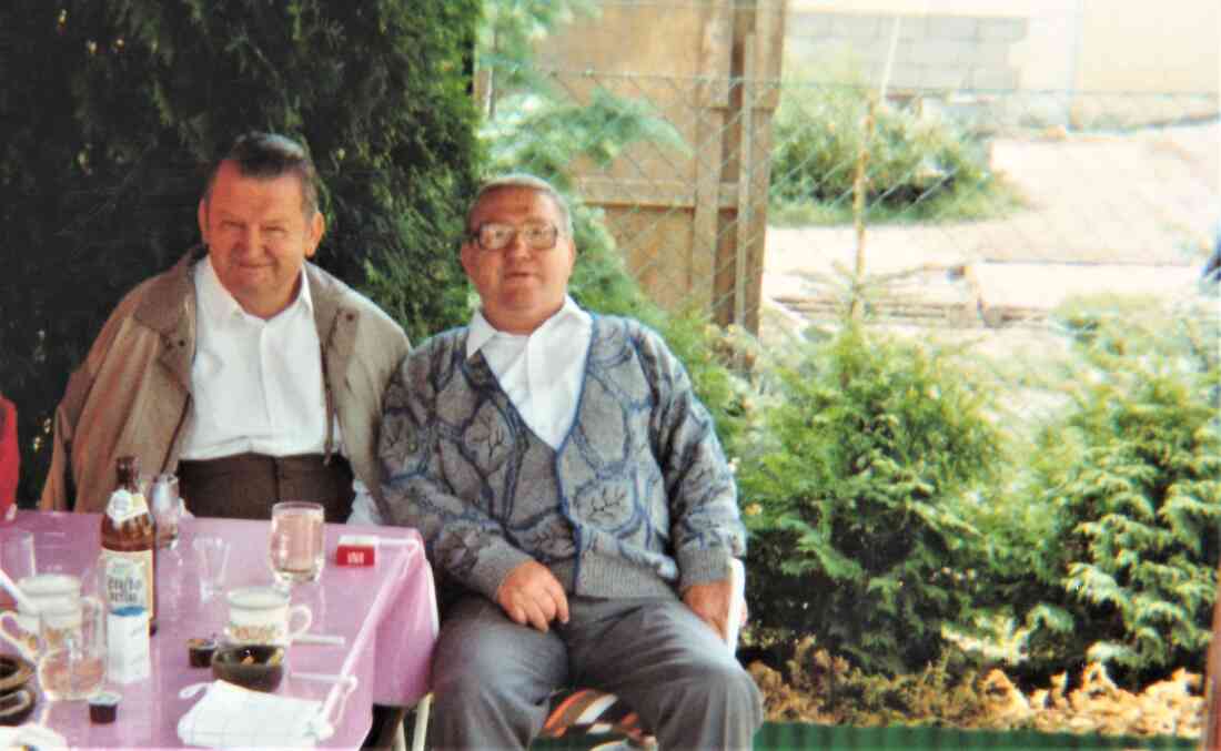 Die Brüder: Julius sen. „Tazzi“ (*1925/+1995) und Josef jun. "Jimmy" (*1935/+1995) Nemeth