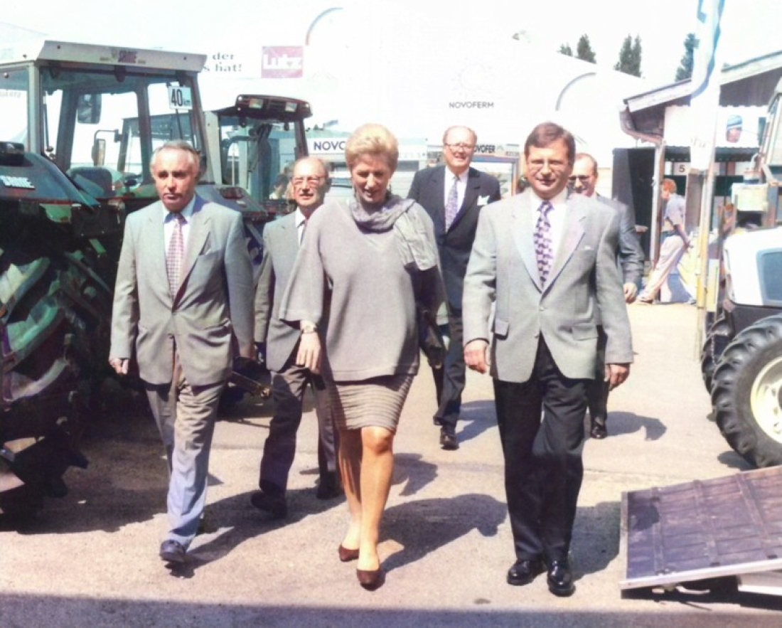 Die ÖVP-Granden auf der Inform 1994 - Gabriel/Mikovits/Rauch-Kallat/Mensdorff-Pouilly/Schranz