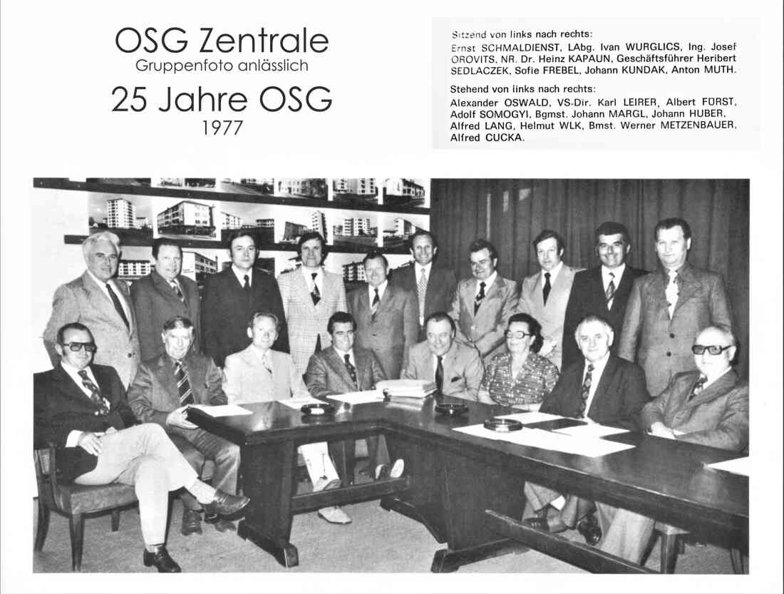 25 Jahre OSG: Gruppenfoto in der OSG Zentrale