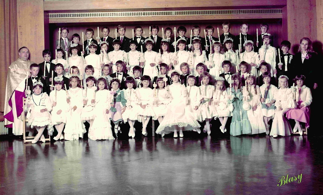 Röm. kath. Pfarre: Erstkommunion 1983 - Schwarz/Steszgal