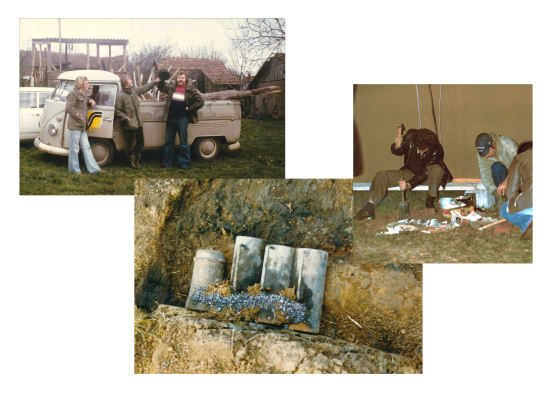 Die Vorbereitungen zum Böllerschießen sind im Gange - Renner/Kemeny/Seper