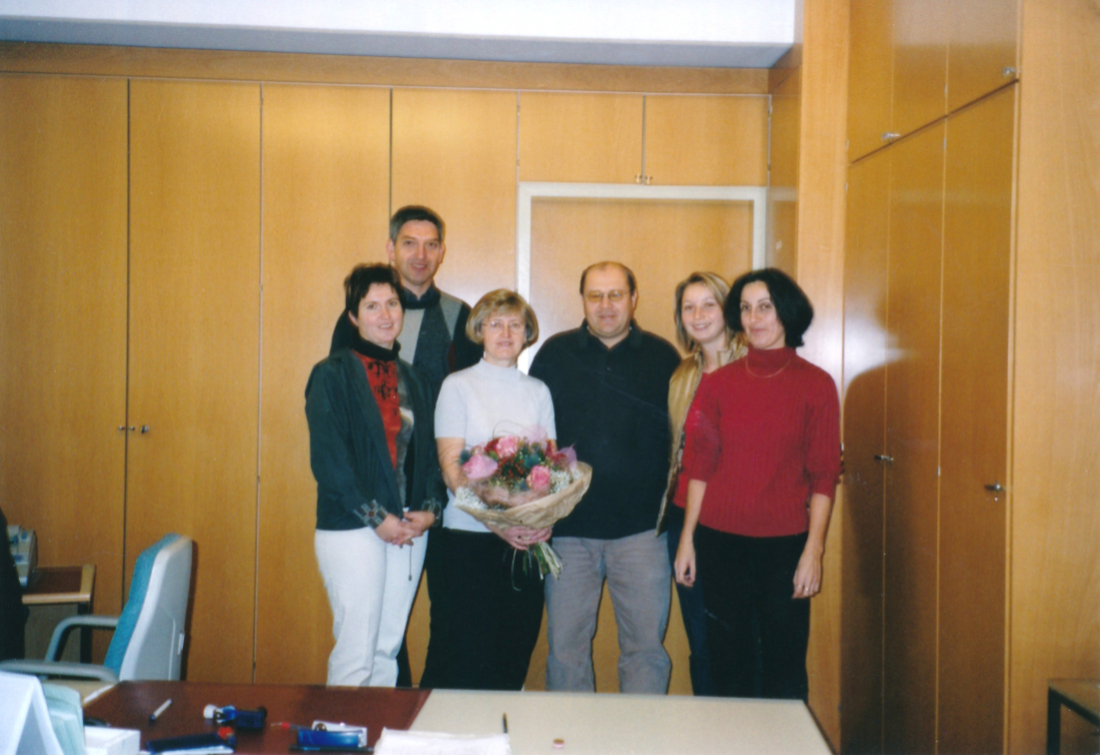 Letzter Arbeitstag von Elsa Pomper am Bezirksgericht - Moor/Hofer/Wallner/Goldinger/Wusits