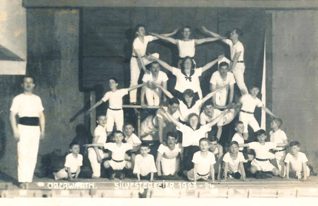 Silvesterfeier 1923-24 - Riege des Deutschen Turnvereins