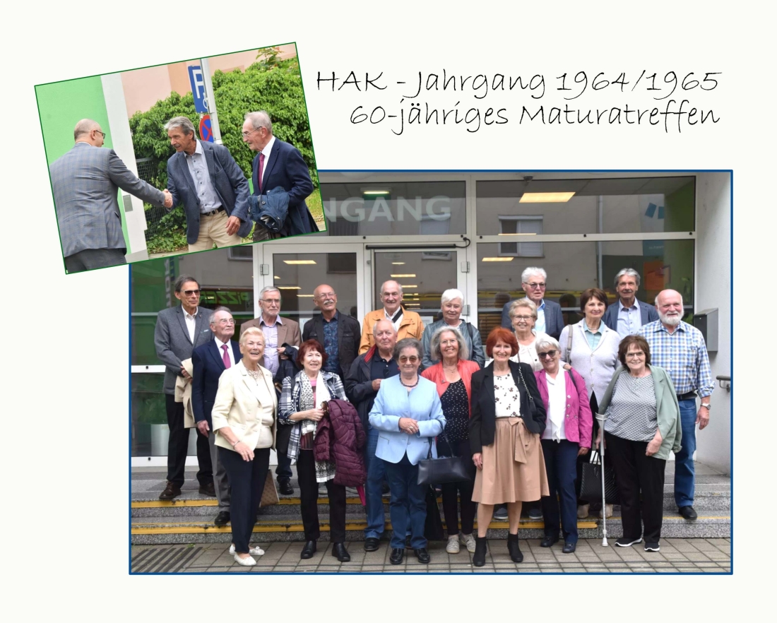 HAK Oberwart: 60-jähriges Maturatreffen