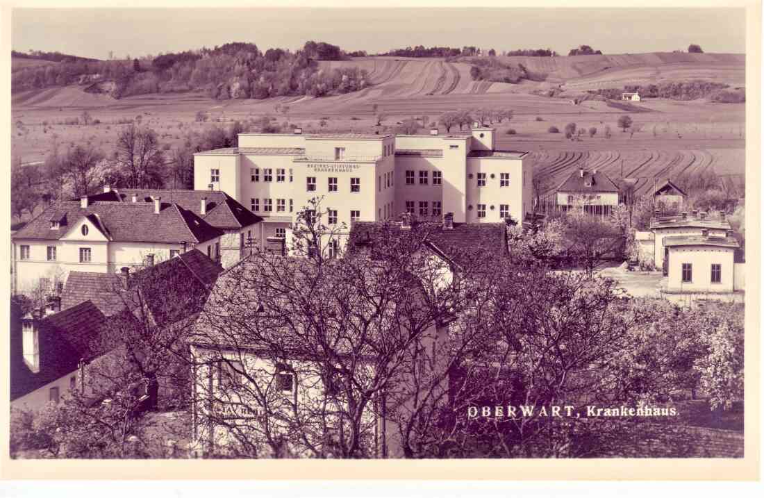 Ansichtskarte: Krankenhaus (Spitalgasse / heute Dr.-Emmerich-Gyenge-Platz)