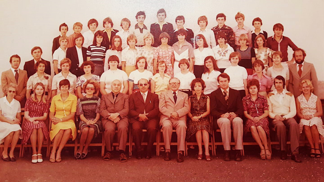 Abschlussklasse der Hauptschule im Jahr 1975