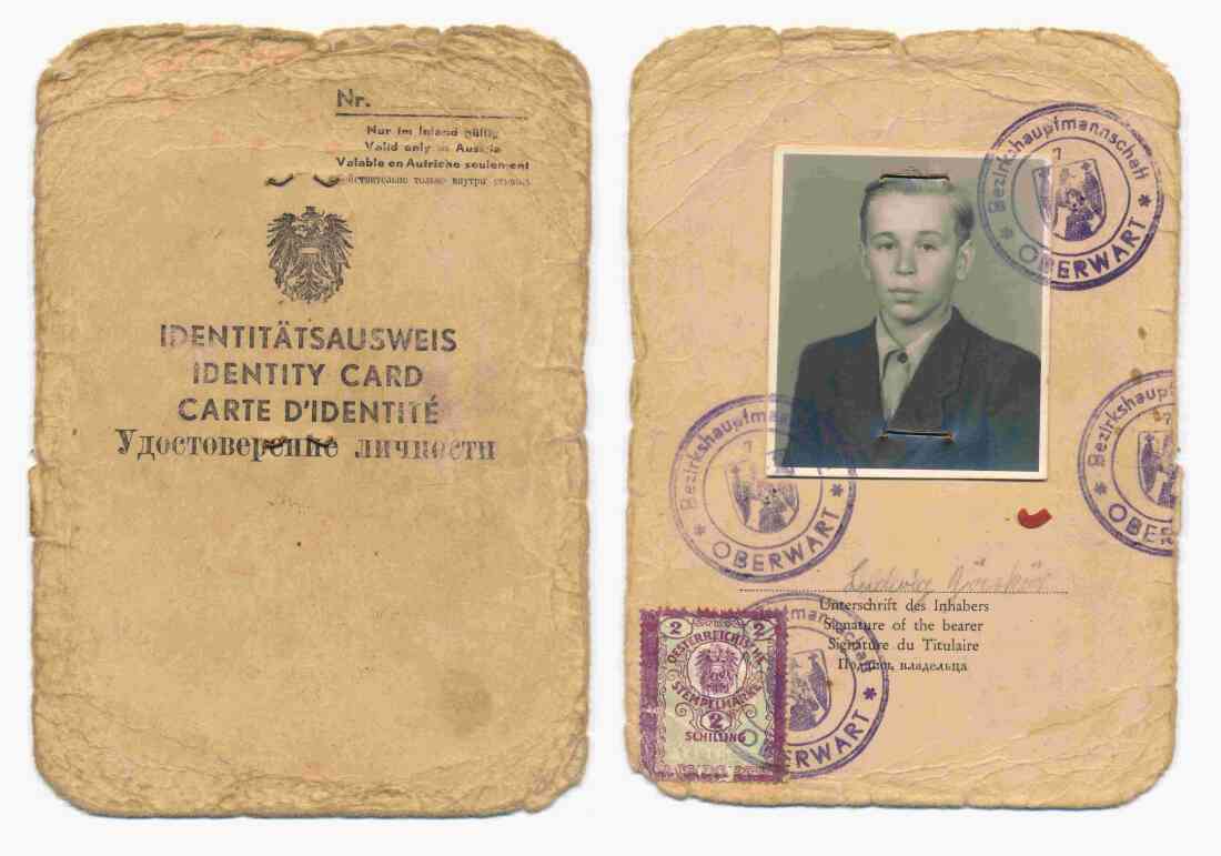 Identitätsausweis von Ludwig Böcskör (*1938)