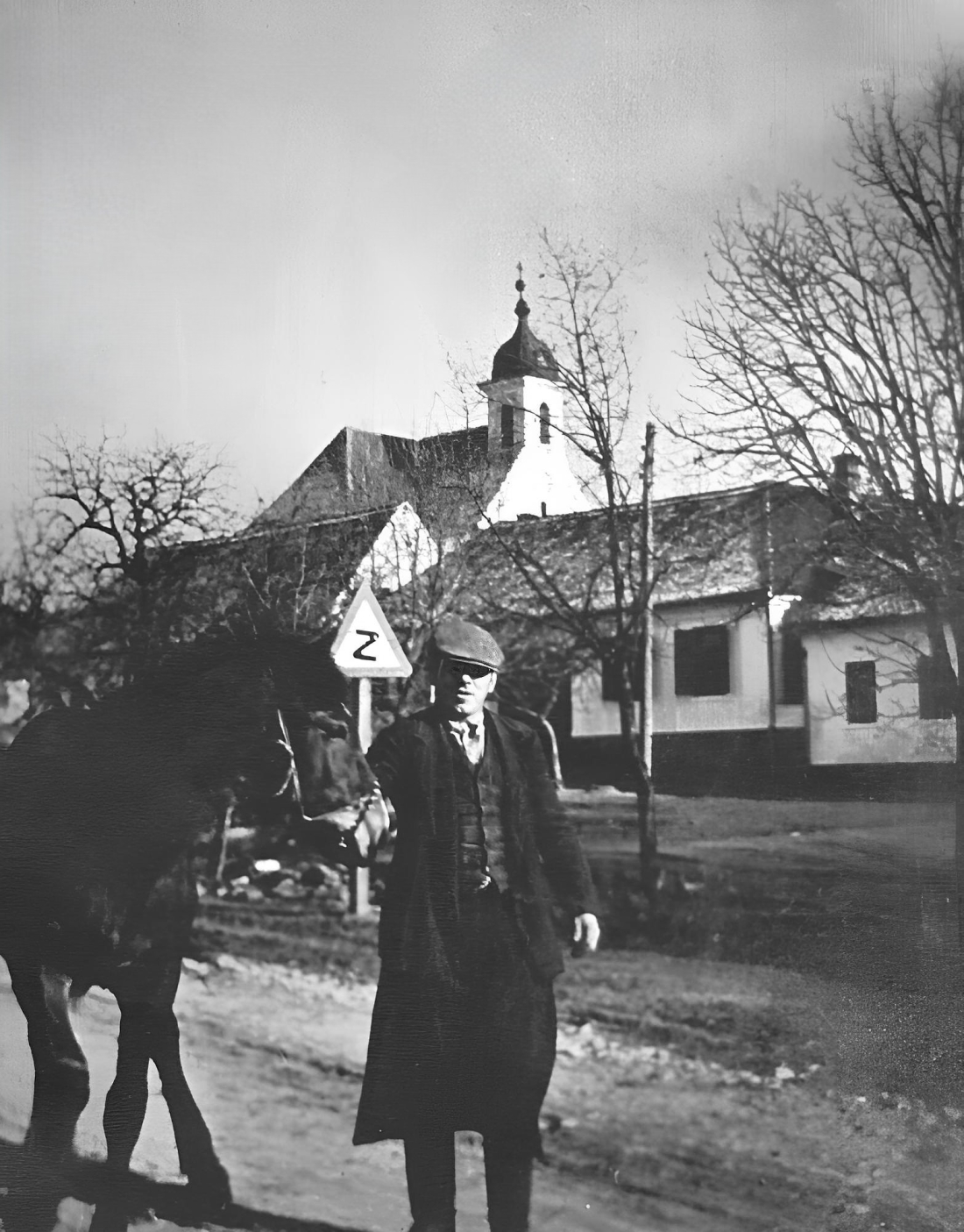 St. Martin: Josef Halper sen. („Kuller“) mit seinem Pferd, einem Rappen