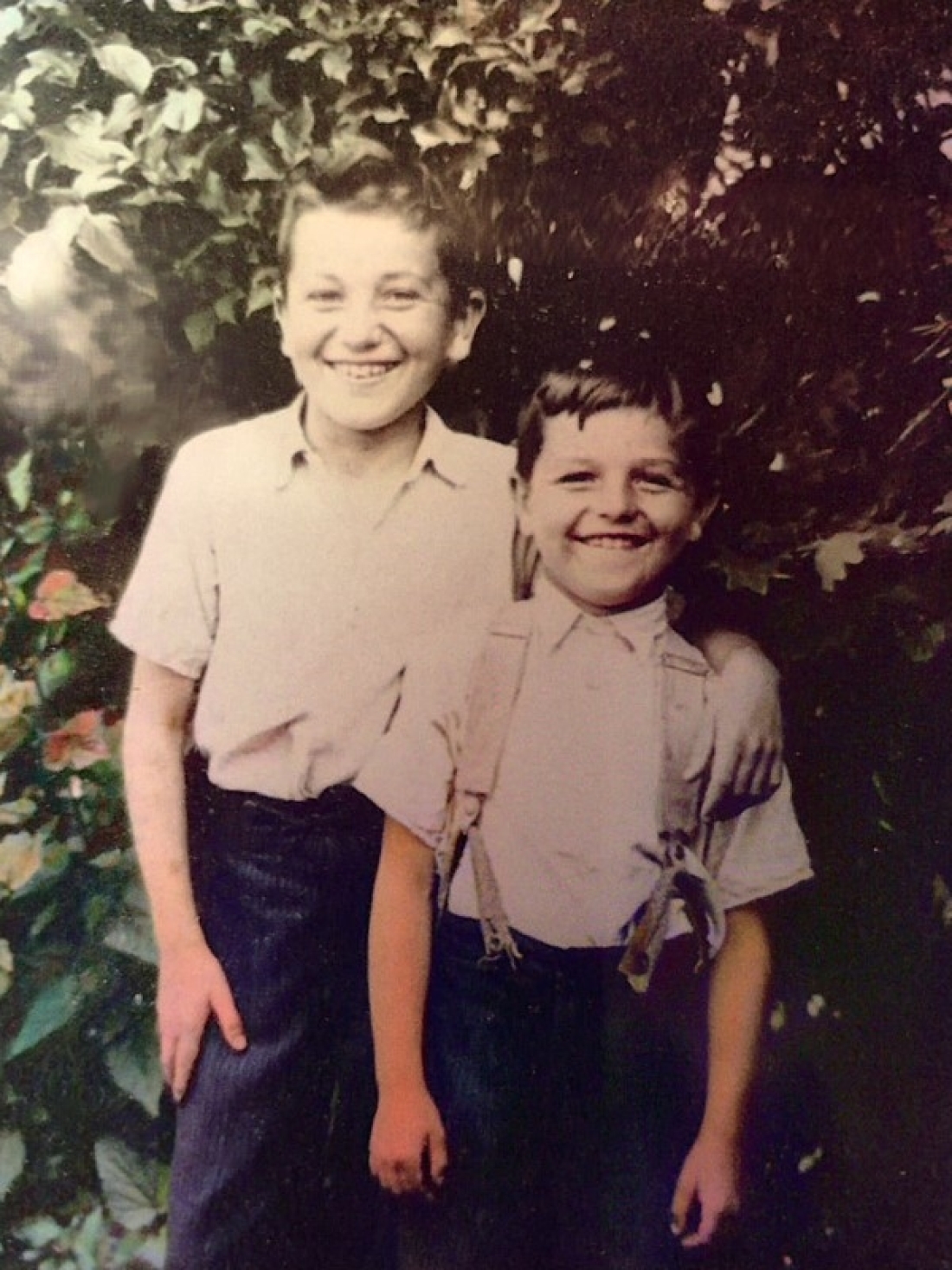 Die Brüder Ludwig Gangoly (*1932/+2014) und Emmerich Gangoly (*1935) -  Wiesengasse 31