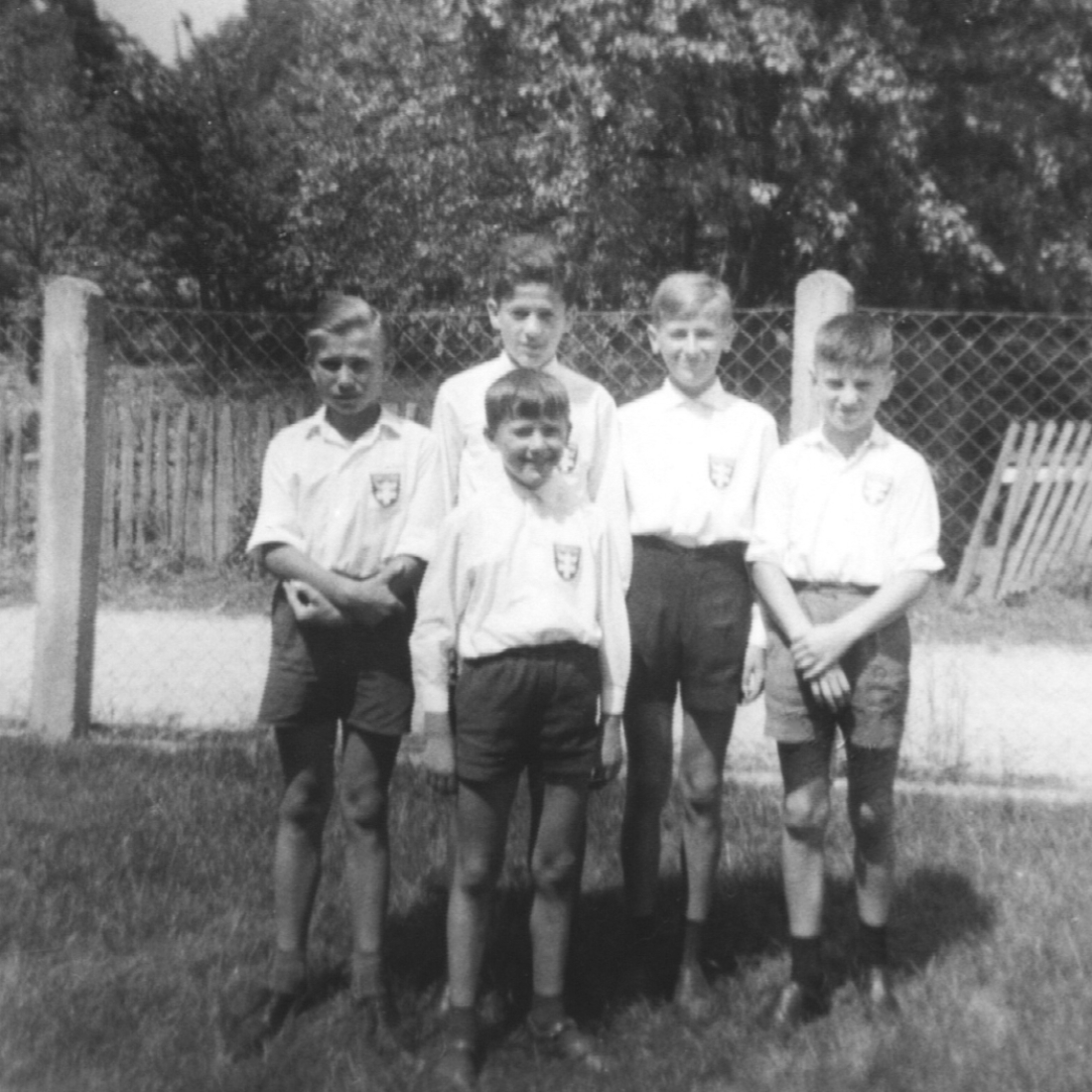 Bubengruppe der KJ (Kath. Jugend) - Raba/Erdely/Pongracz/Seper