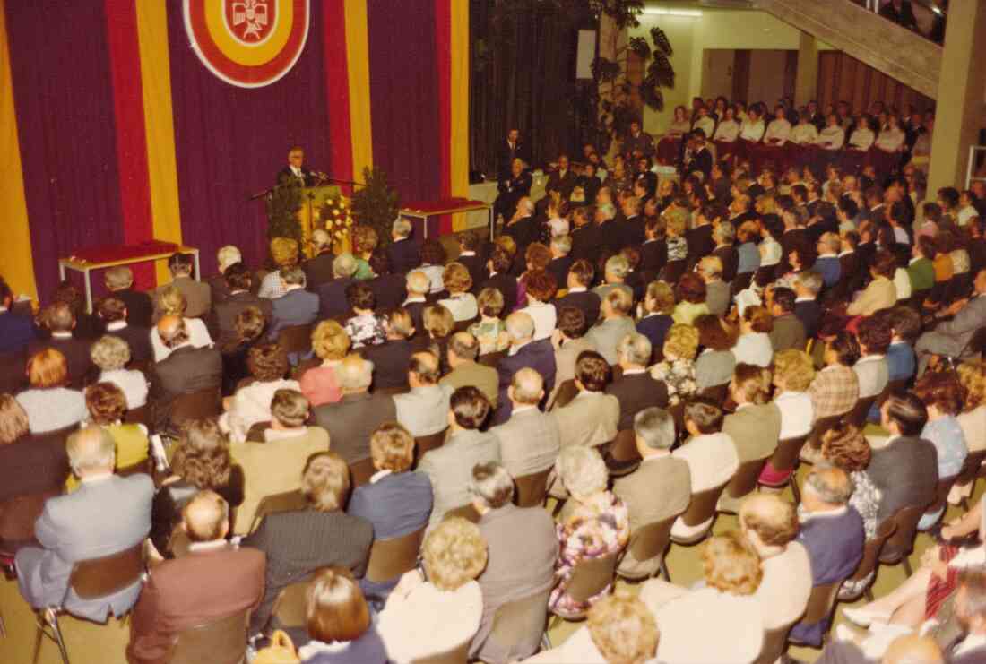 Kery-Stiftung: Festakt in der Aula der HS-Oberwart am 28. Juni 1977