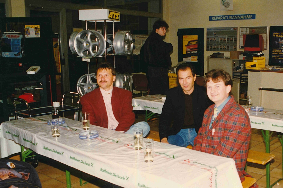 Hausmesse der Firma VW-Audi Karl Vasitz (später Porsche Oberwart) - Wienerstraße 93 – Wolfger/Jäger/Hadl