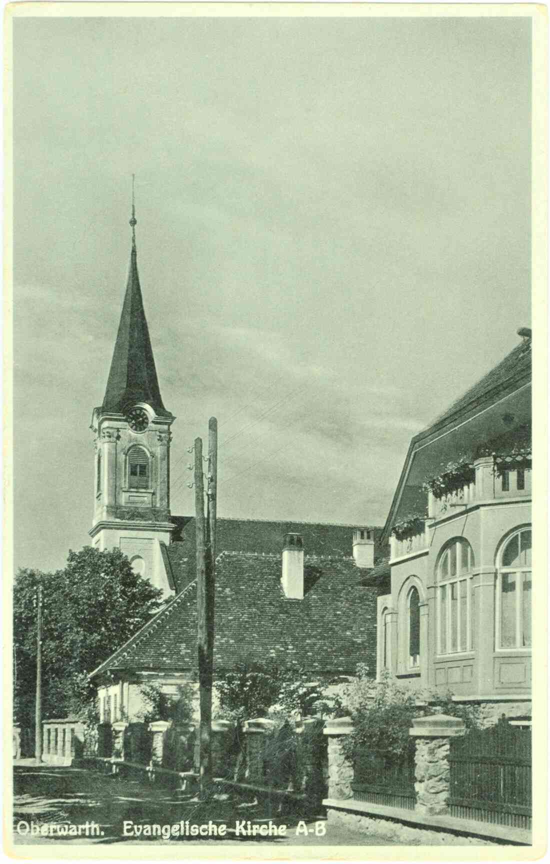 Ansichtskarte: Evang. Kirchengasse