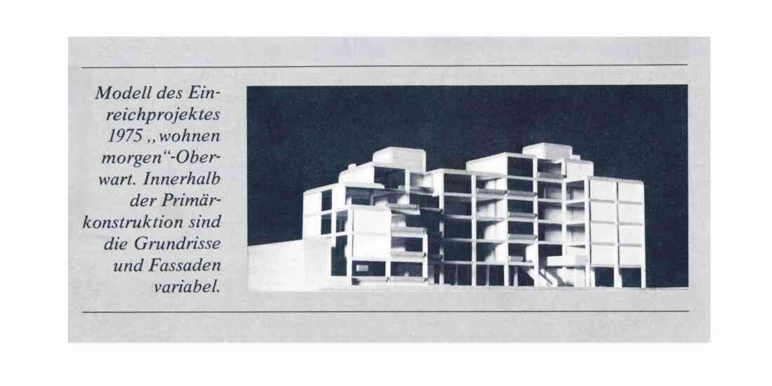 OSG: Modell "Wohnen Morgen: Haus der Besinnung" - Lehargasse 4