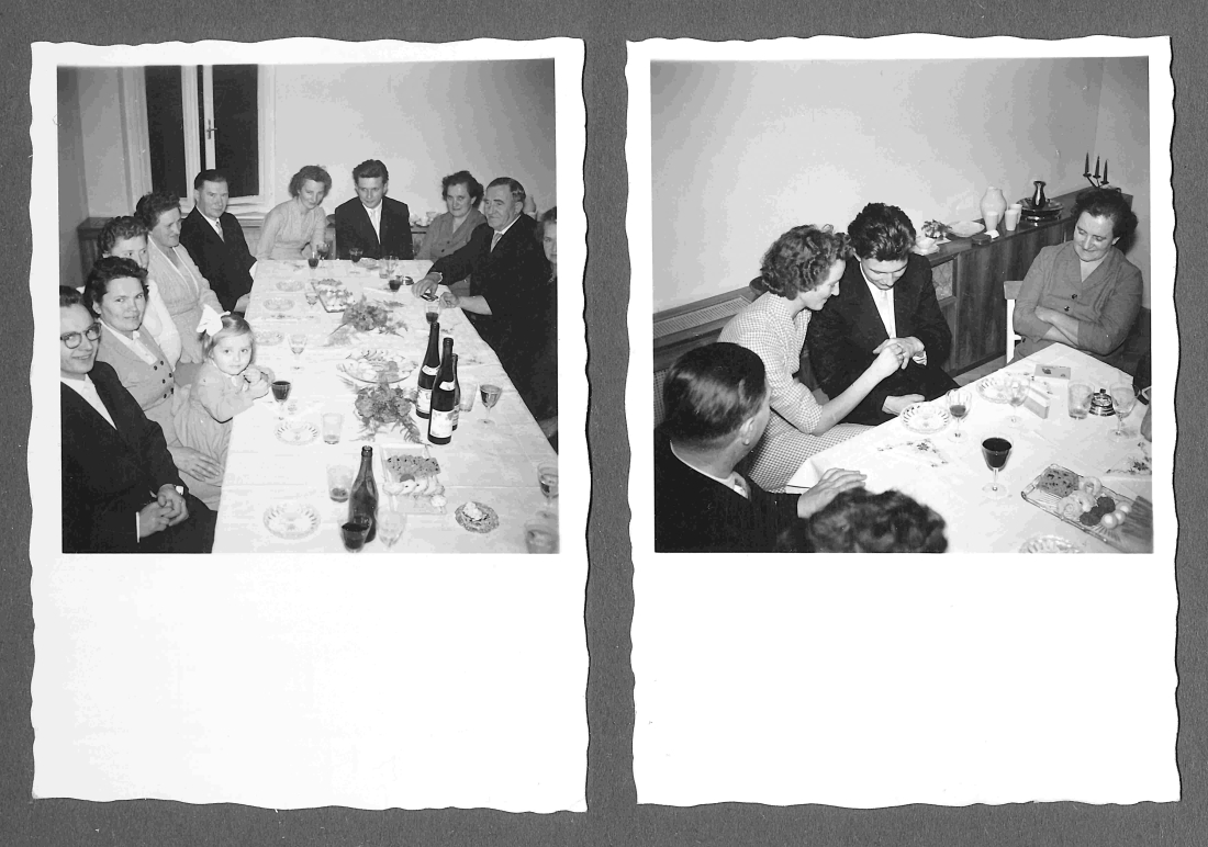 Verlobung von Erich Langer (*1934/+2010) und Elfriede Graf (*1936/+2015) - Hicke/Miertl/Hanusch