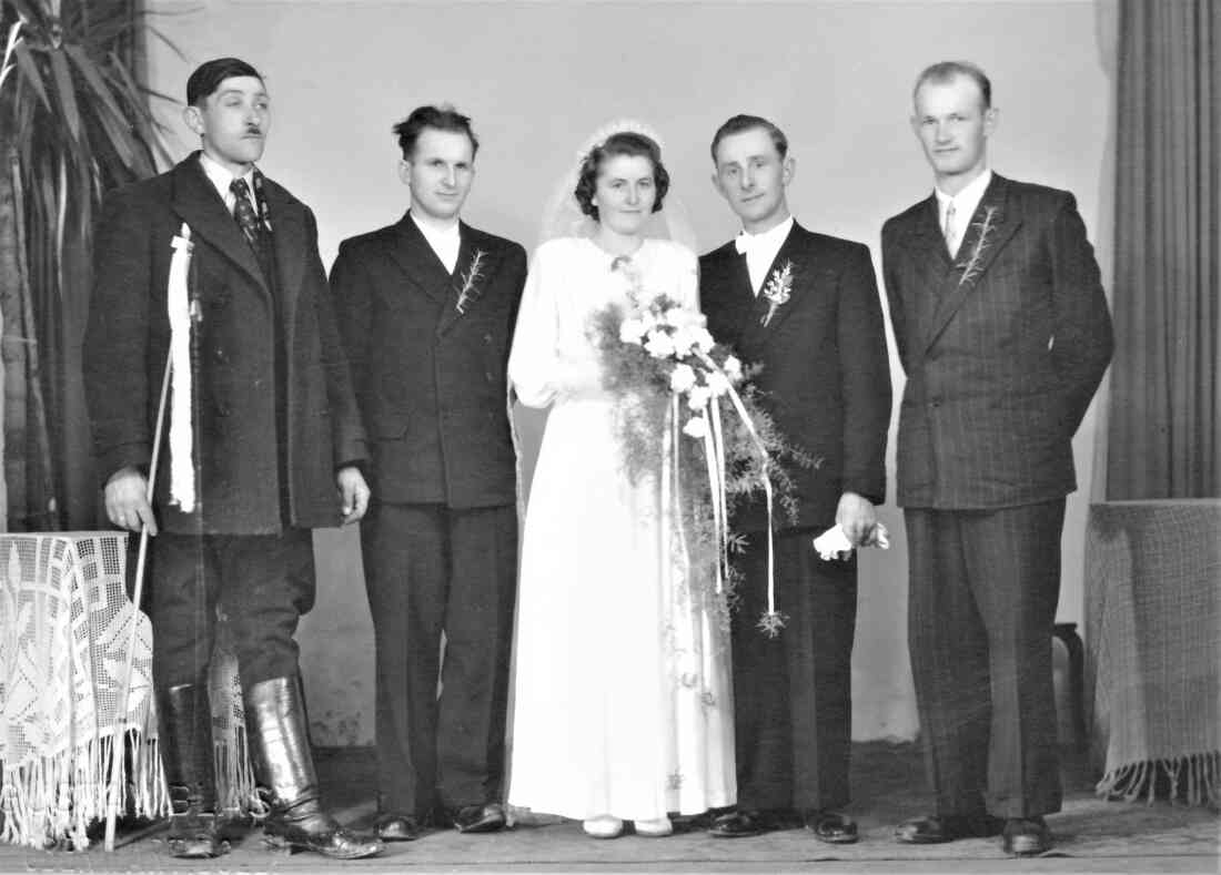 Hochzeit Anna Gaal und Johann Glavanovits