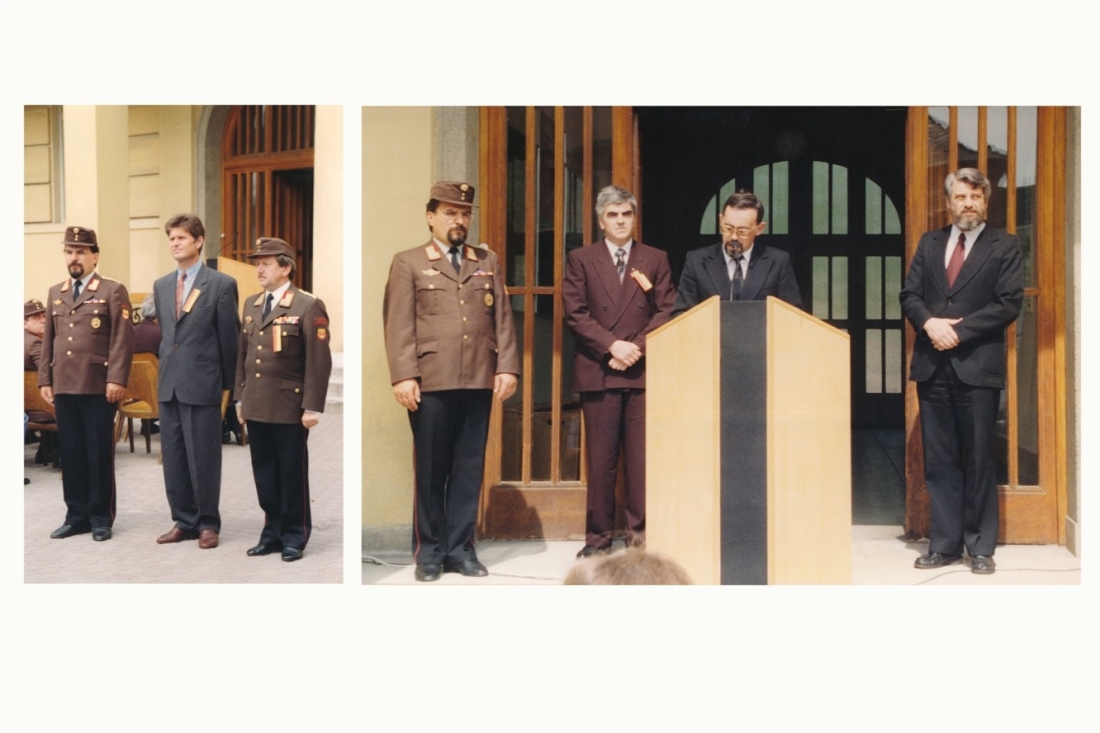 110 Jahre Feuerwehr Oberwart: Übergabe eines Umweltwagens - Jellasitz/Seidl/Imre/Seifner/Guthy/Kisza