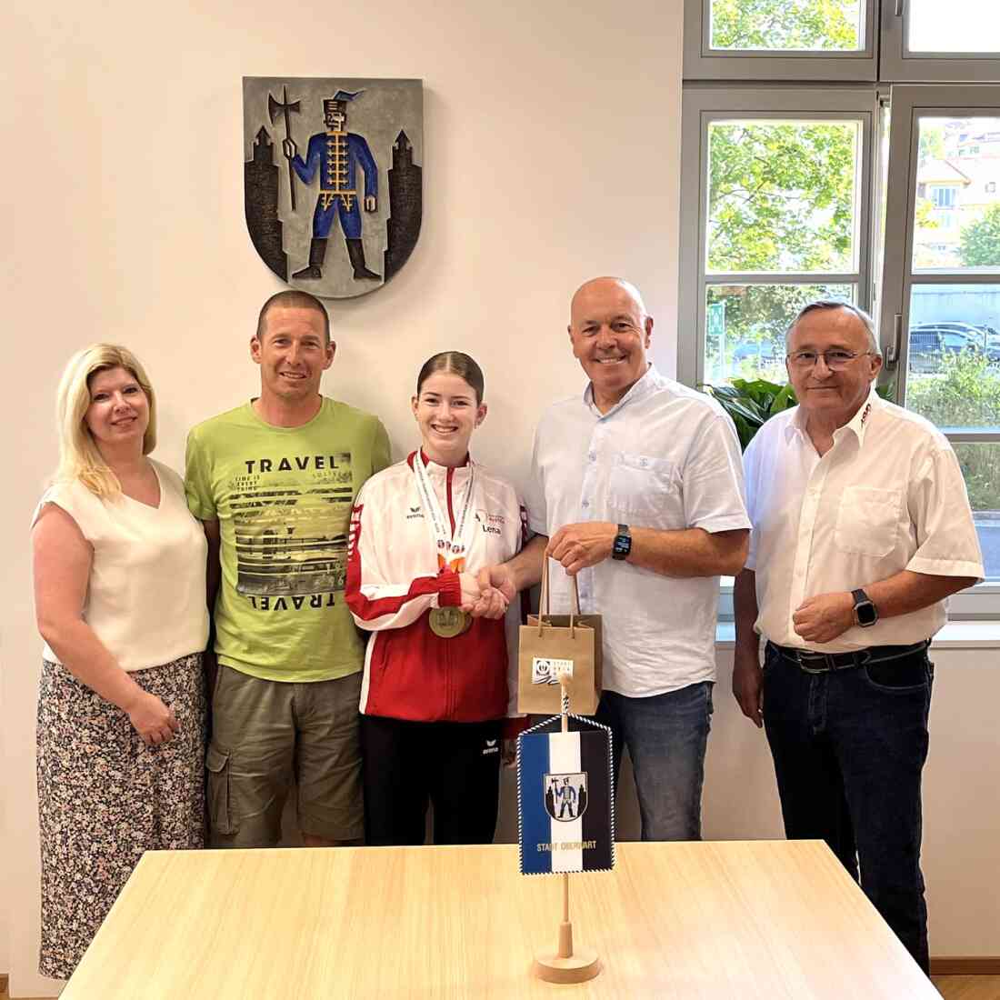 Aktuelle Persönlichkeit der Stadt: Lena Ertler - Europameisterin im Rope-Skipping (Rosner/Decker)